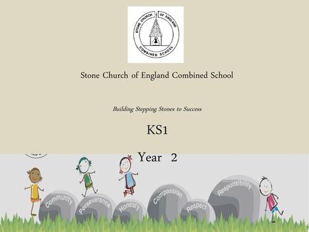 Stone Church of England Combined School Building Stepping Stones to Success KS1 Year 2.