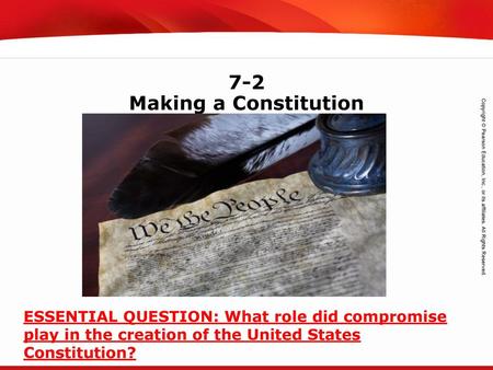 7-2 Making a Constitution