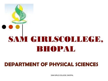 SAM GIRLSCOLLEGE, BHOPAL