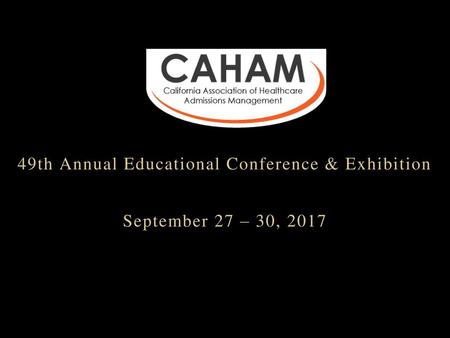 49th Annual Educational Conference & Exhibition