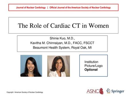 The Role of Cardiac CT in Women