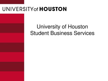 University of Houston Student Business Services