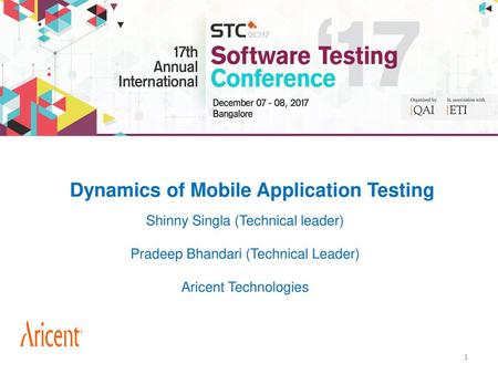 Dynamics of Mobile Application Testing