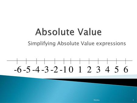 Simplifying Absolute Value expressions