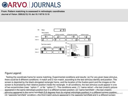 From: Pattern matching is assessed in retinotopic coordinates