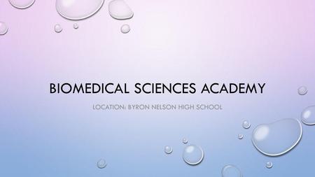 Biomedical Sciences Academy