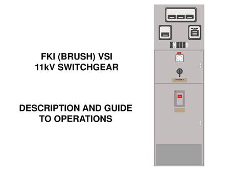 DESCRIPTION AND GUIDE TO OPERATIONS