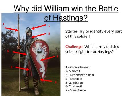 Why did William win the Battle of Hastings?