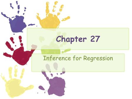 Inference for Regression