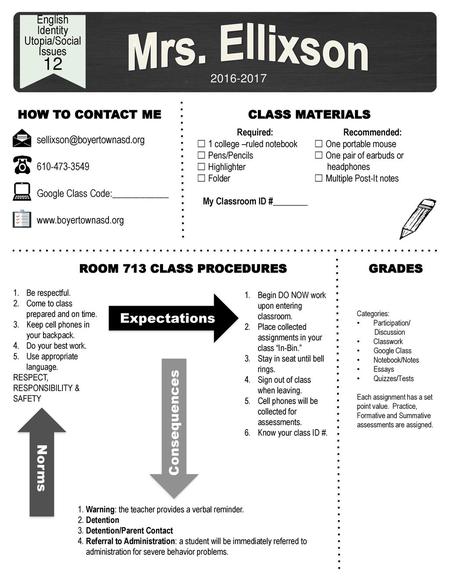 My Classroom ID #________