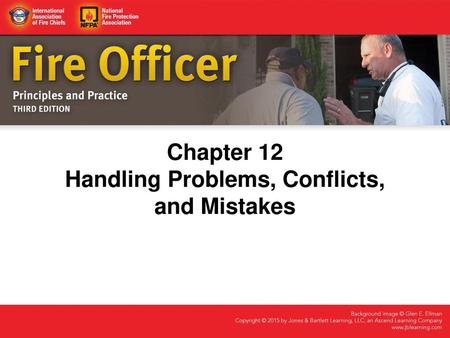 Chapter 12 Handling Problems, Conflicts, and Mistakes