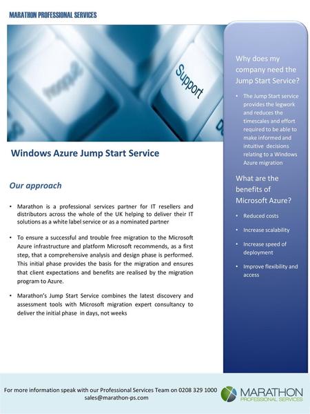 Windows Azure Jump Start Service