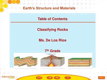 Earth’s Structure and Materials