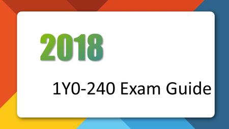 2018 Citrix 1Y0-240 Study Guide Killtest