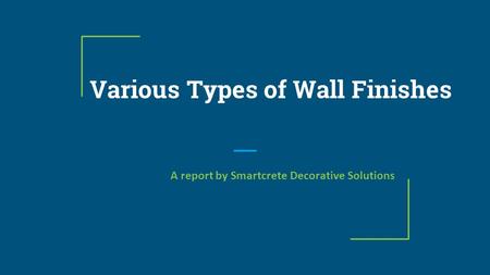 Decorative Wall Surface Finishing Company Dubai | SDS