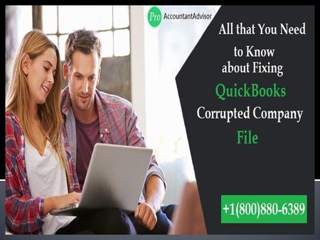 Simple ways to Identify, Prevent and Fix QuickBooks Corrupted File In fact, this software helps businesses in managing their finances. Even though QuickBooks.