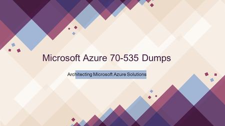 2018 70-535 Microsoft Real Dumps IT-Dumps