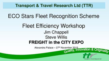 Transport & Travel Research Ltd (TTR)