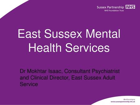 East Sussex Mental Health Services