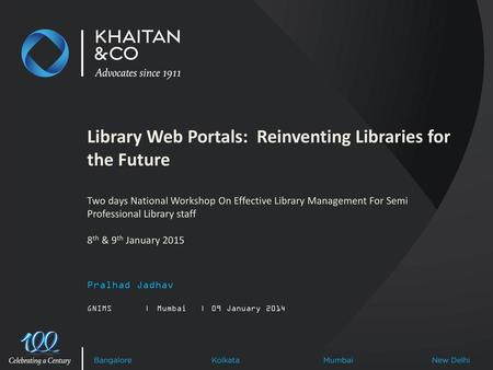 Library Web Portals: Reinventing Libraries for the Future