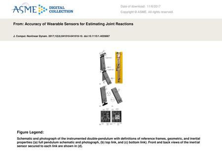 From: Accuracy of Wearable Sensors for Estimating Joint Reactions