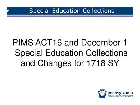 Special Education Collections