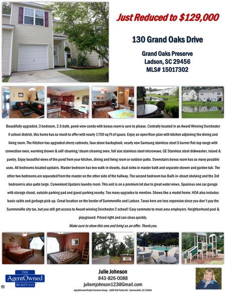 Location… Just Reduced to $129,000 Location! 130 Grand Oaks Drive