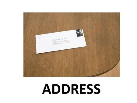 ADDRESS.