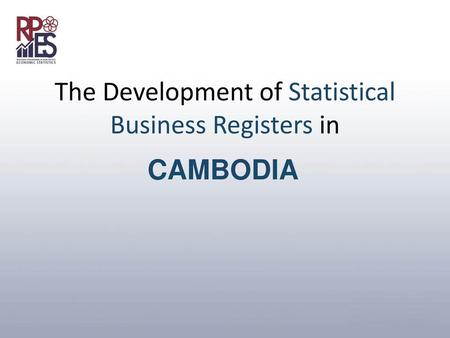 The Development of Statistical Business Registers in