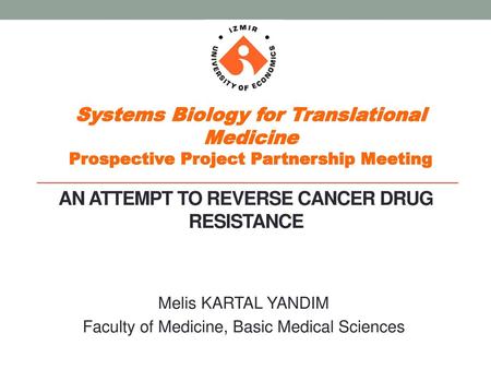 AN ATTEMPT TO REVERSE CANCER DRUG RESISTANCE