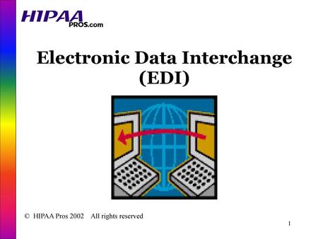 Electronic Data Interchange (EDI)