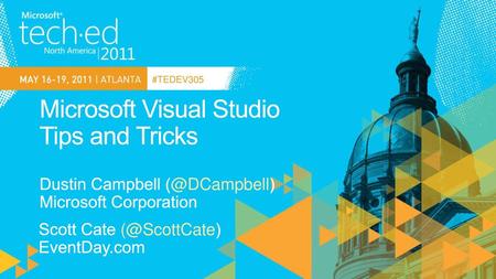 Microsoft Visual Studio Tips and Tricks