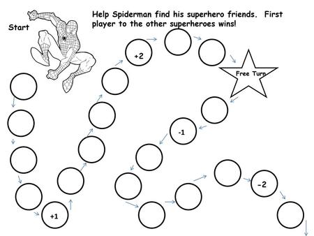 Help Spiderman find his superhero friends