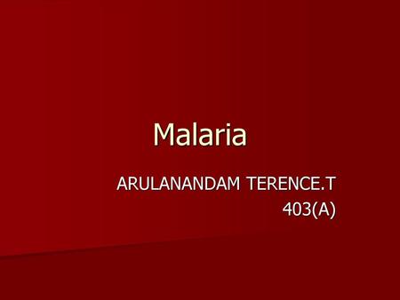 ARULANANDAM TERENCE.T 403(A)