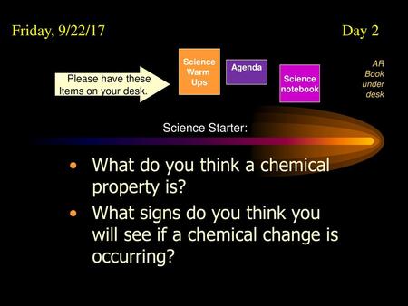 What do you think a chemical property is?