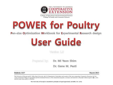 Pen-size Optimization Workbook for Experimental Research design