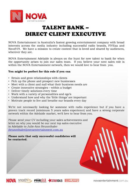 DIRECT CLIENT EXECUTIVE