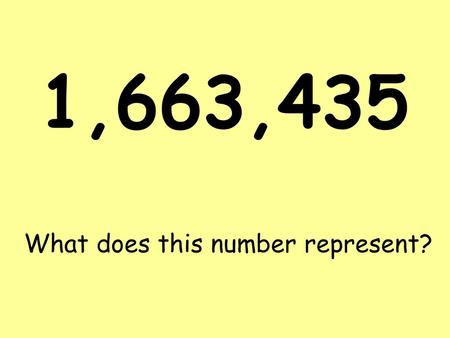 What does this number represent?