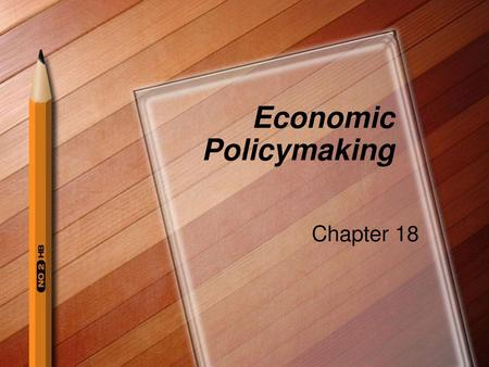 Economic Policymaking