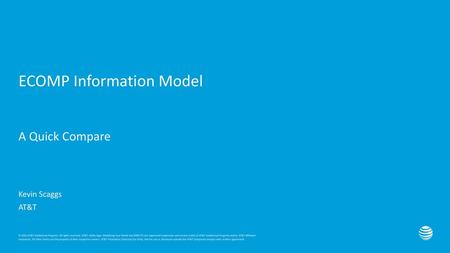 ECOMP Information Model