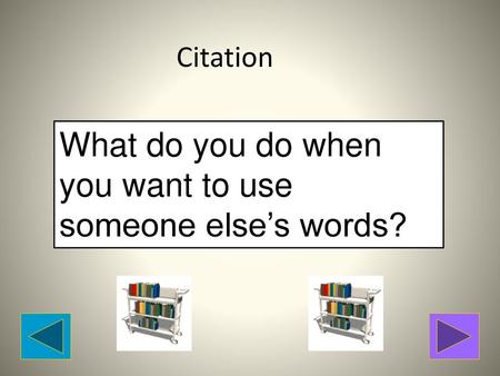 What do you do when you want to use someone else’s words?