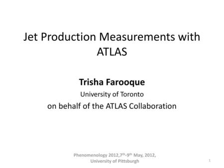 Jet Production Measurements with ATLAS