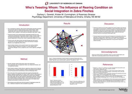 Who's Tweeting Whom: The Influence of Rearing Condition on