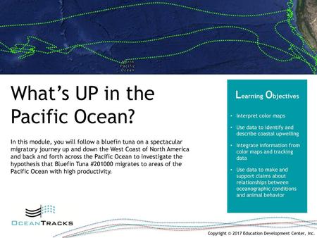 What’s UP in the Pacific Ocean?