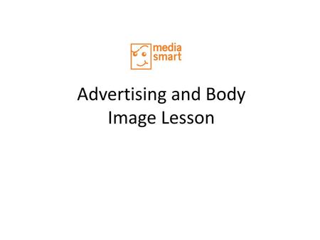 Advertising and Body Image Lesson