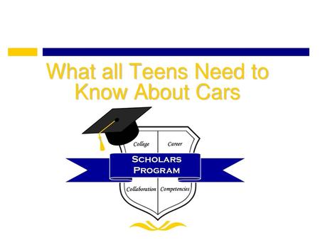 What all Teens Need to Know About Cars