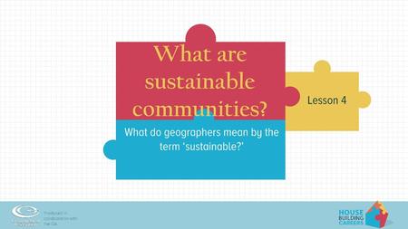 What are sustainable communities?