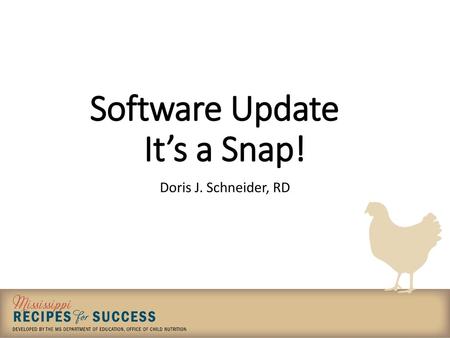 Software Update It’s a Snap!