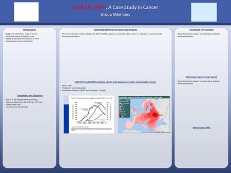 CANCER EVENT, A Case Study in Cancer