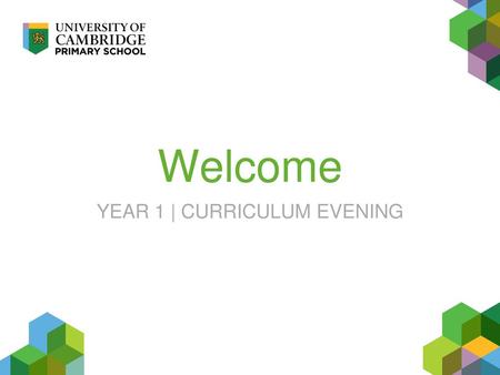 Year 1 | CURRICULUM evening